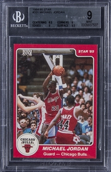 1984-85 Star #101 Michael Jordan Rookie Card – BGS MINT 9